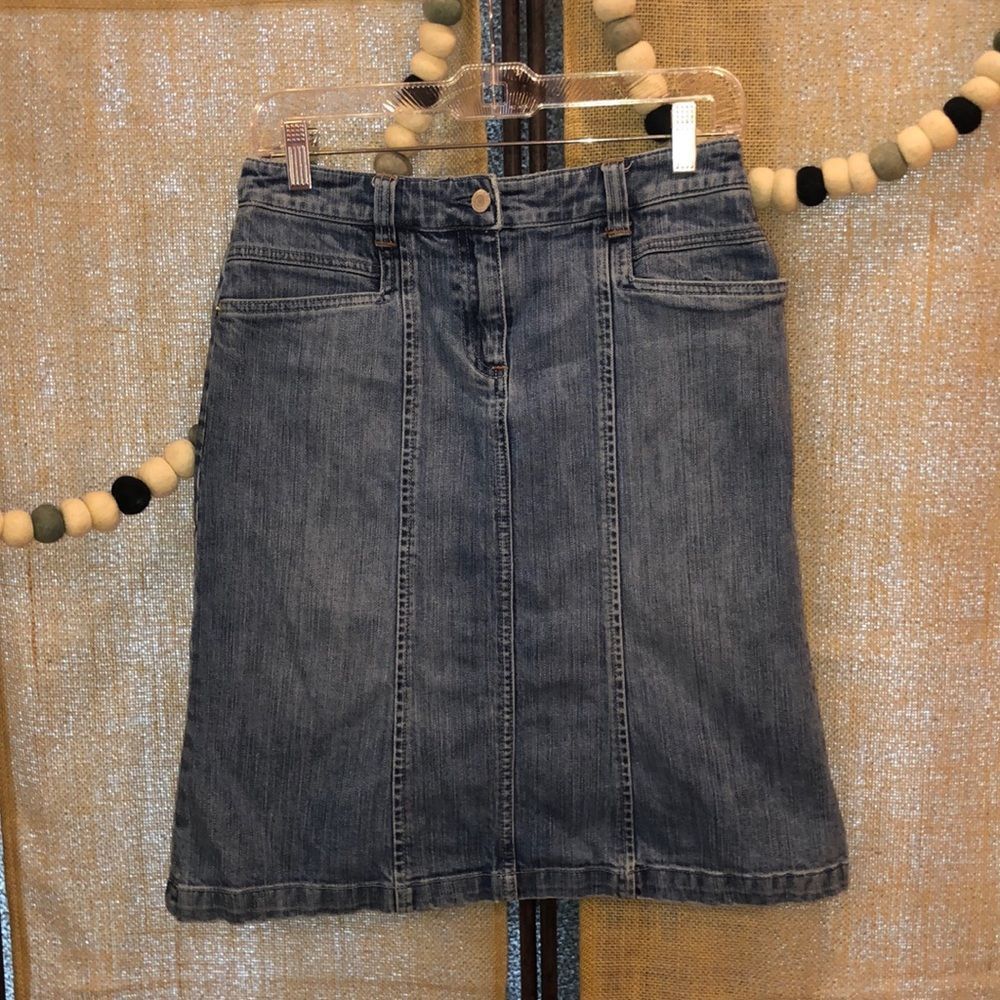 New York & Co Denim Jean Skirt Size 2